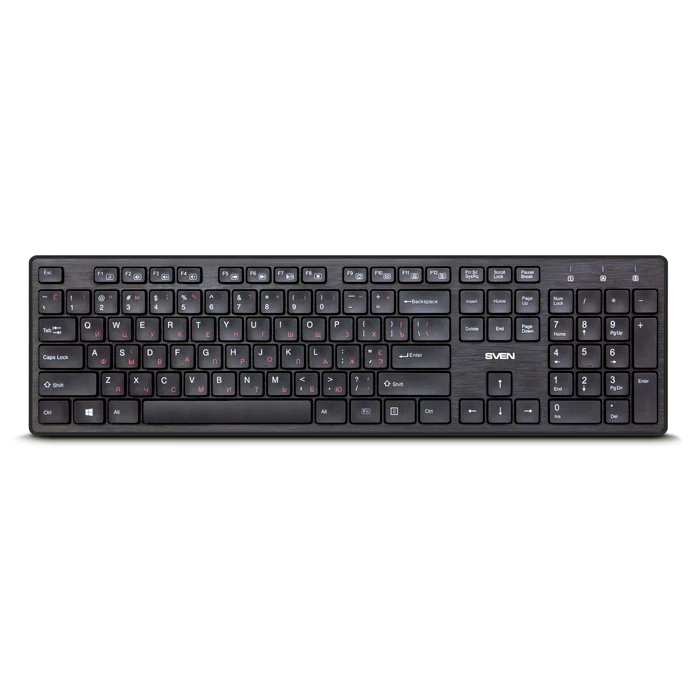 

Клавиатура беспроводная KB-E5800W, черный