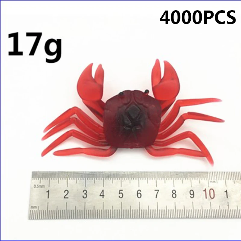 

2022 New Outdoor Fishing Accessories Sea Fishing Luminous Road Sub-bait Simulation Soft Crab Bait Squid Bait Bionic Fake Bait