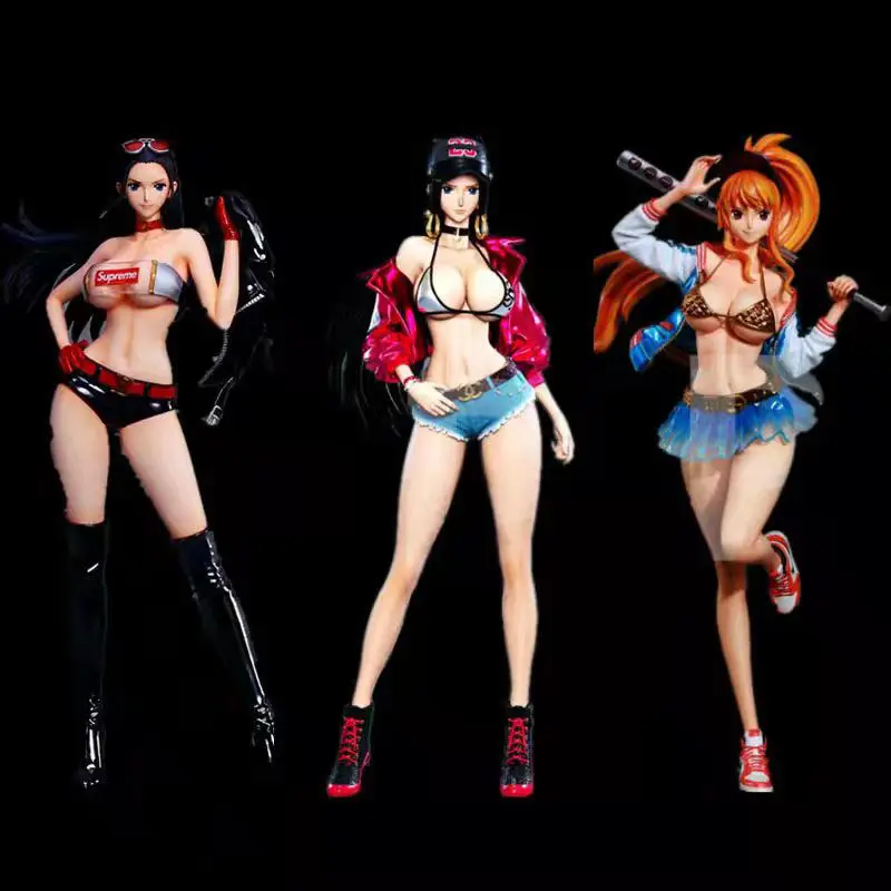 

Аниме Мультфильмы серия ONE PIECE burst одежда нами боа · Ханкок Нико · Робин модели Аниме периферийный подарок модель