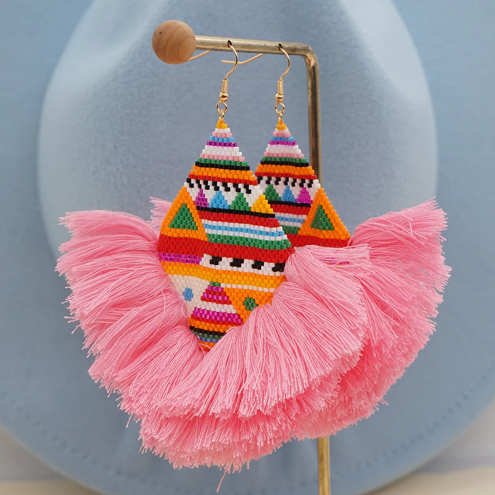 Серьги-подвески глаза Миюки Хамаса золотистые и разноцветные для мужчин женщин