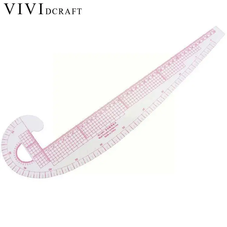 

New Multi-function Plastic French Curve Sewing Ruler Clothing 360 Bend Tools Tailor Measure Design Degree Making Ruler Rule S3q5
