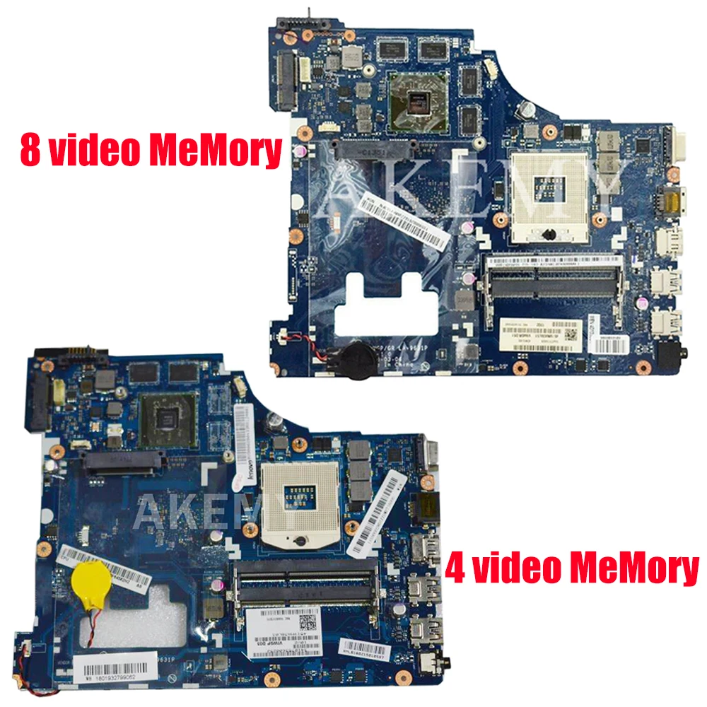 Материнская плата для ноутбука Lenovo G500 VIWGP/GR от Akemy LA-9631P PGA989 HM76 HM70 с графическим модулем.