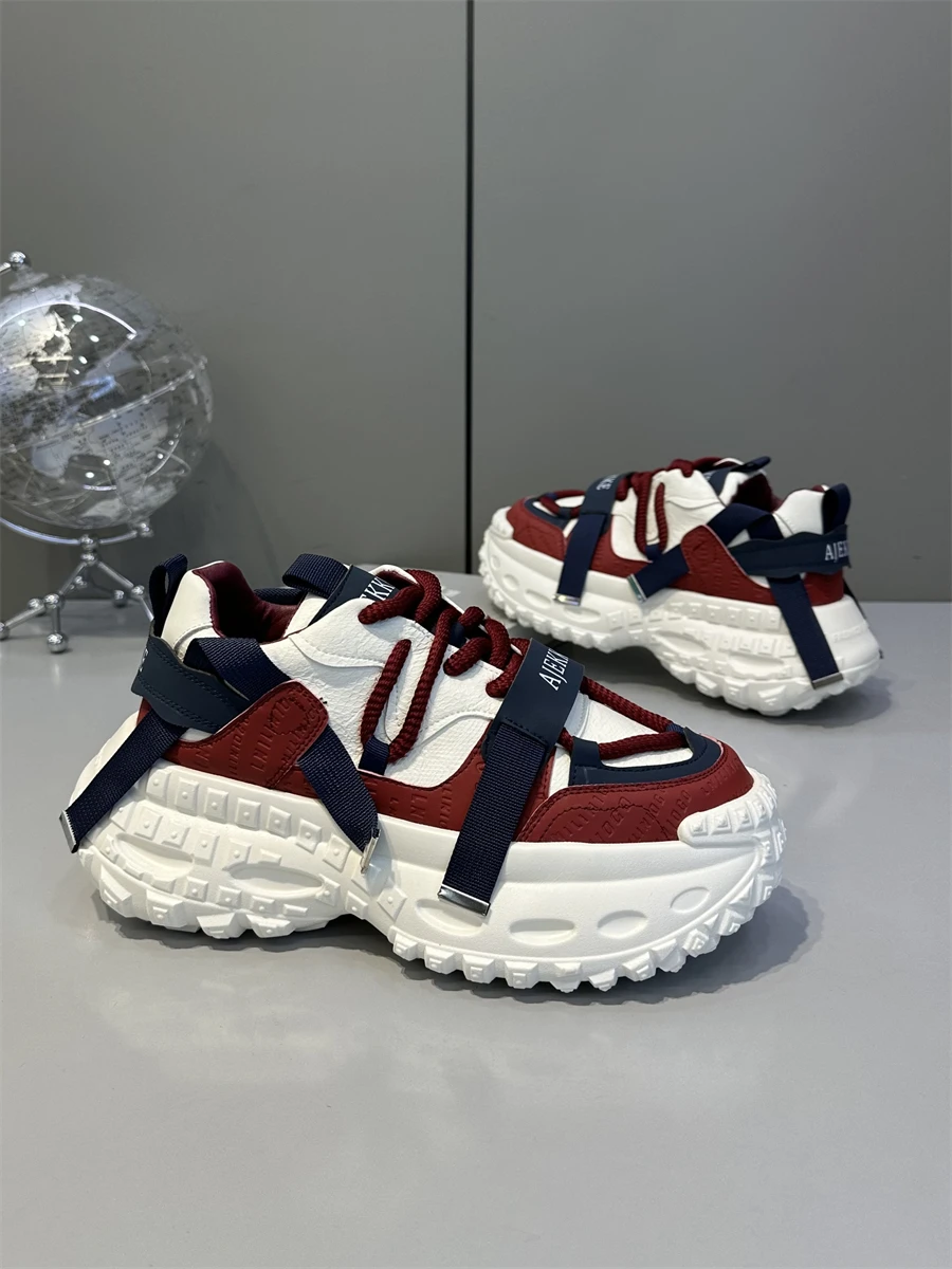 Мужская обувь для папы с подошвой Ozhouzhan осень-зима 2024 новая спортивная