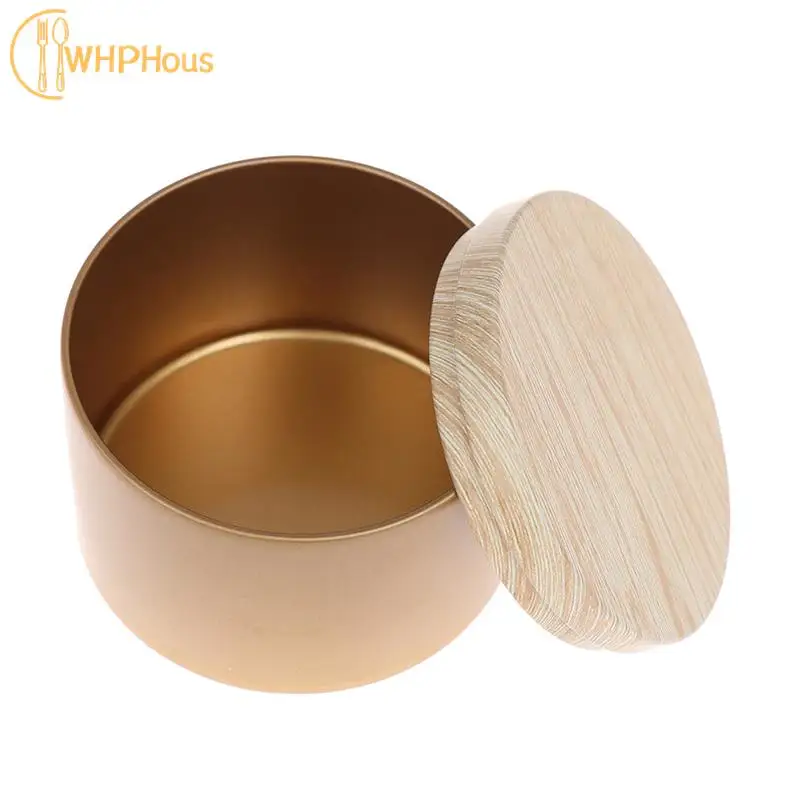 Золотистый и черный изготовление свечей жестяная для конфет ювелирные изделия