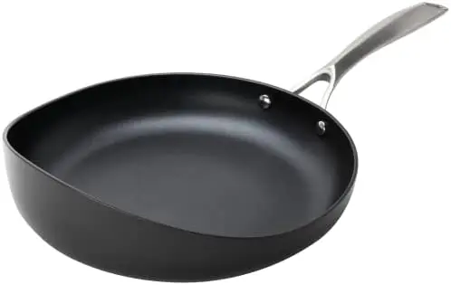 

Radical Pan Nonstick Frying & Saute Pan, Skillet, With Stainless Steel Handle, for Gas, Induction, Cooktops, Hard-Anodized