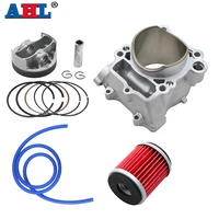 AHL Motorcycle 77mm Air Cylinder Block & Piston Kit & Head & Oil Filter Kit For YAMAHA WR250F YZ250F 2001-2013 5XC-11311-20-00