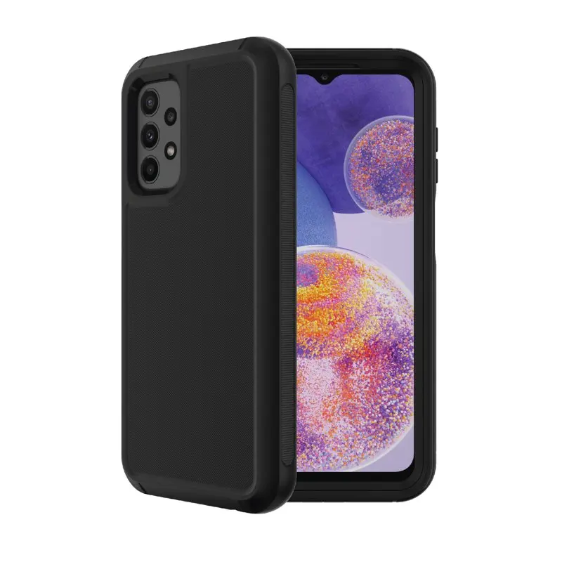 

2023 new Rugged Phone Case for Samsung Galaxy A23 5G - Black/Gray