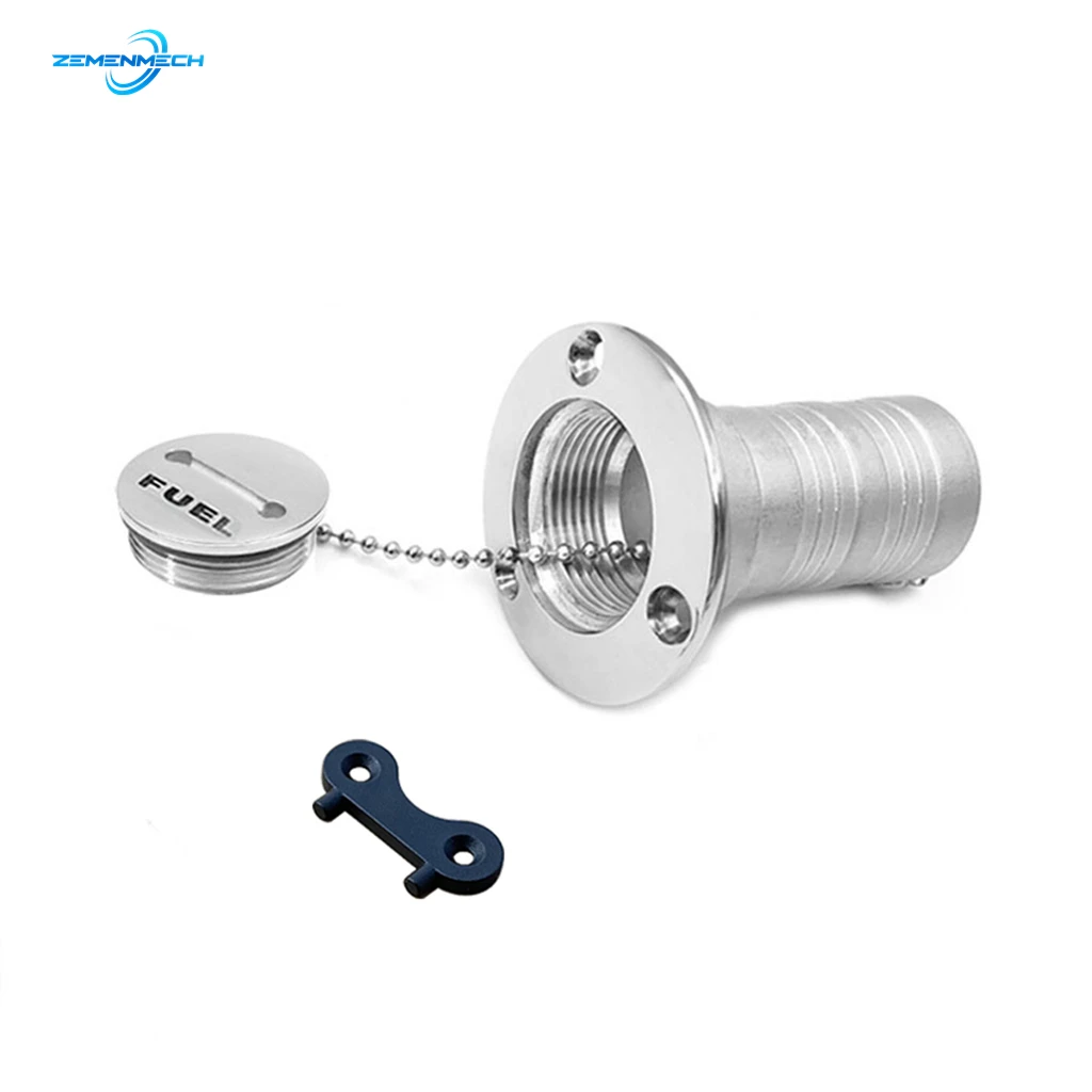 

316 Stainless Steel 38 or 50mm Fuel Deck Filler Marine Grade Key Cap Boat Accessories Socket Yacht Caravans Boat Accessories