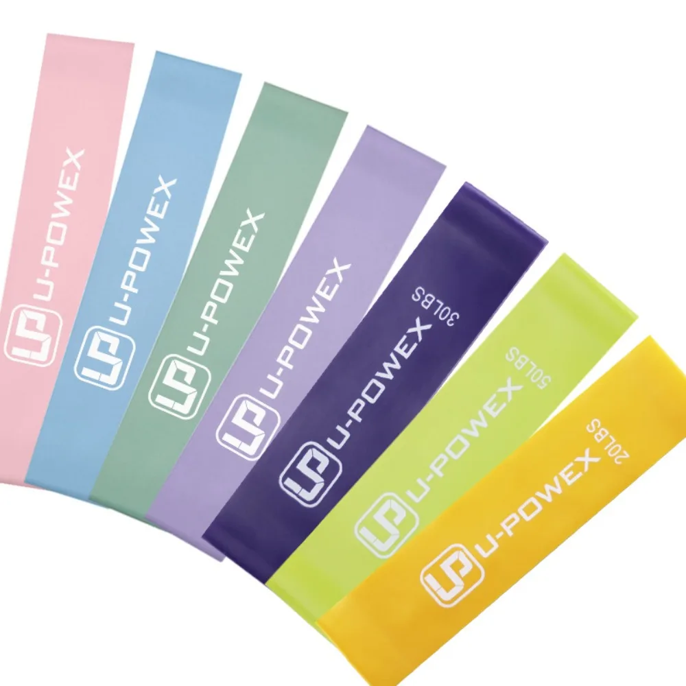 Эластичные Эспандеры для йоги Резиновая лента пилатеса сверхпрочная стойкая к