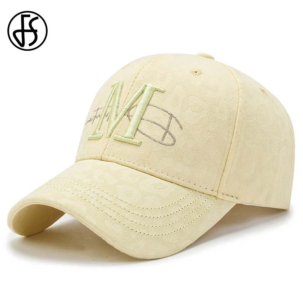 

FS 2022 Brown Yellow Cotton Women Hat Brand Baseball Cap For Men Streetwear Stylish 3D Letter Trucker Caps Bone Masculino
