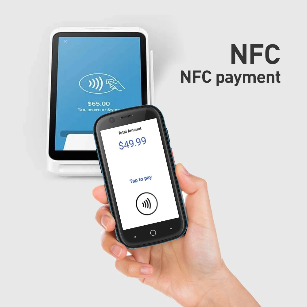 Unihertz Jelly 2 Mini Android 10 Cellphone 6GB 128GB 4G Mobile Phone Octa Core Helio P60 Smartphone 16MP Camera 2000mAh Dual SIM