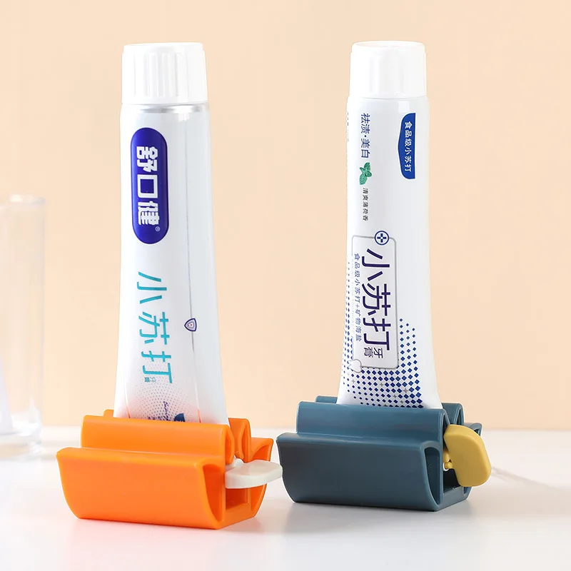

Automatic toothpaste dispenser wall mounted toothbrush straw holder bathroom straw squeezer toothpaste toothpaste clip