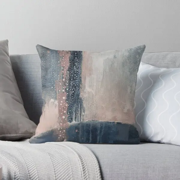 

Pink Blue Abstract Printing Throw Pillow Cover Fashion Case Square Office Bed Throw Wedding Home Sofa Anime Pillows not include