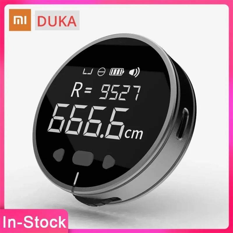 

XIAOMI DUKA Electronic Ruler Rechargeable 8 Functions Rangefinder Portable HD LCD Screen Long Standby Digital display Ruler