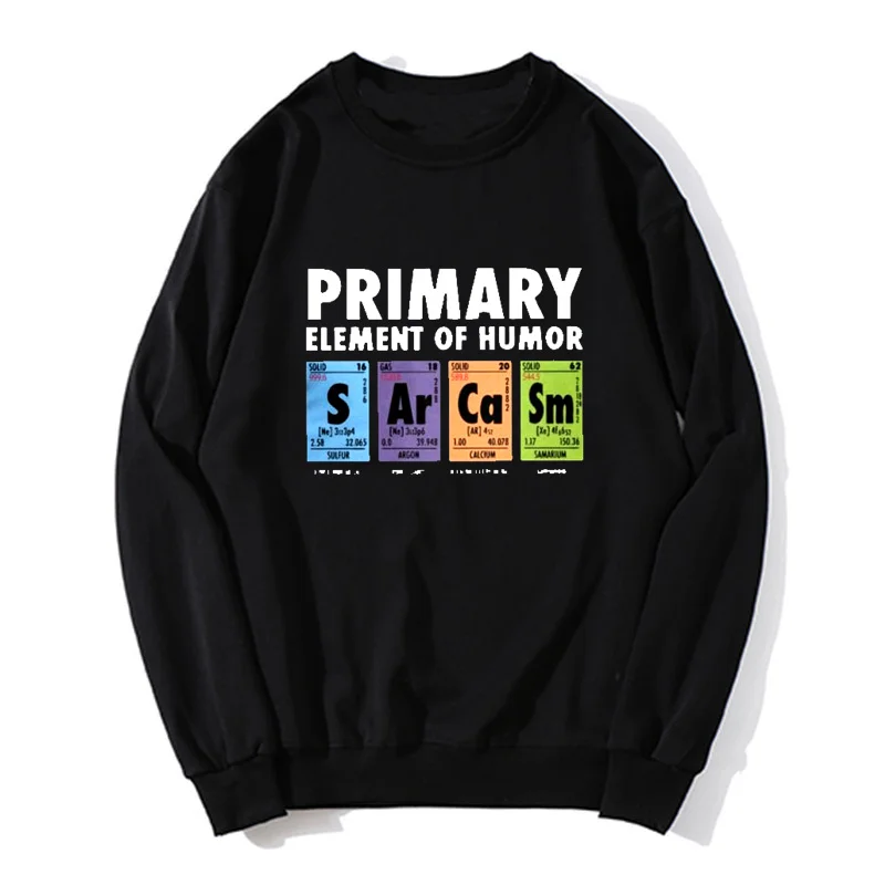 

Periodic Table Of Humor hoodie S Ar Ca Sm Science Sarcasm Primary Elements Chemistry Oversized Hoodies Men Sweatshirt Sweater
