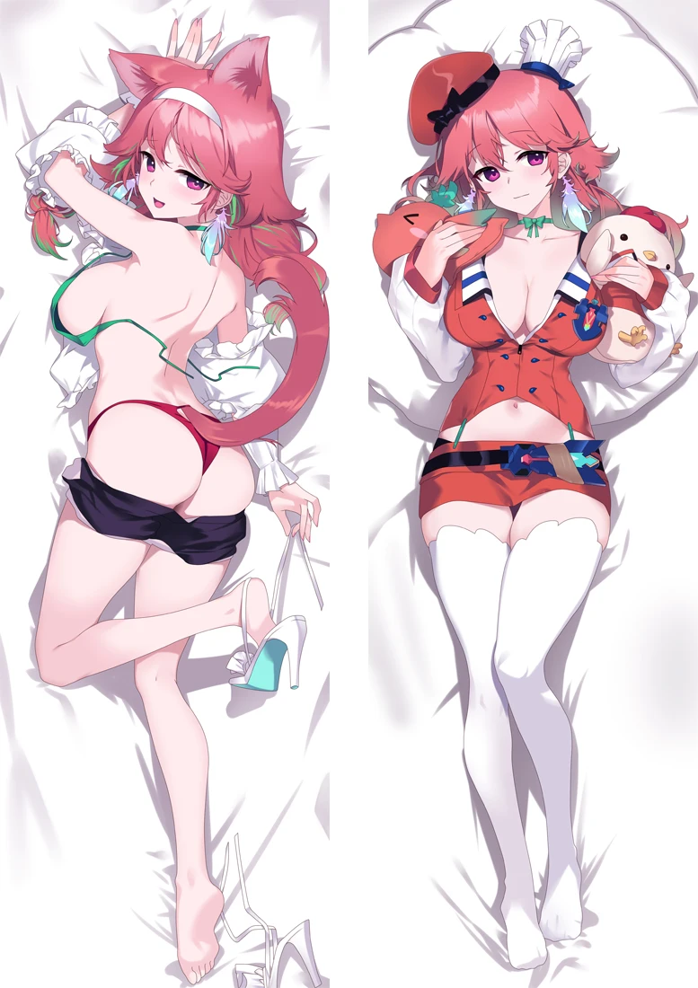 

Vtuber Takanashi Kiara Dakimakura body Pillowcase Cushion Case Cover