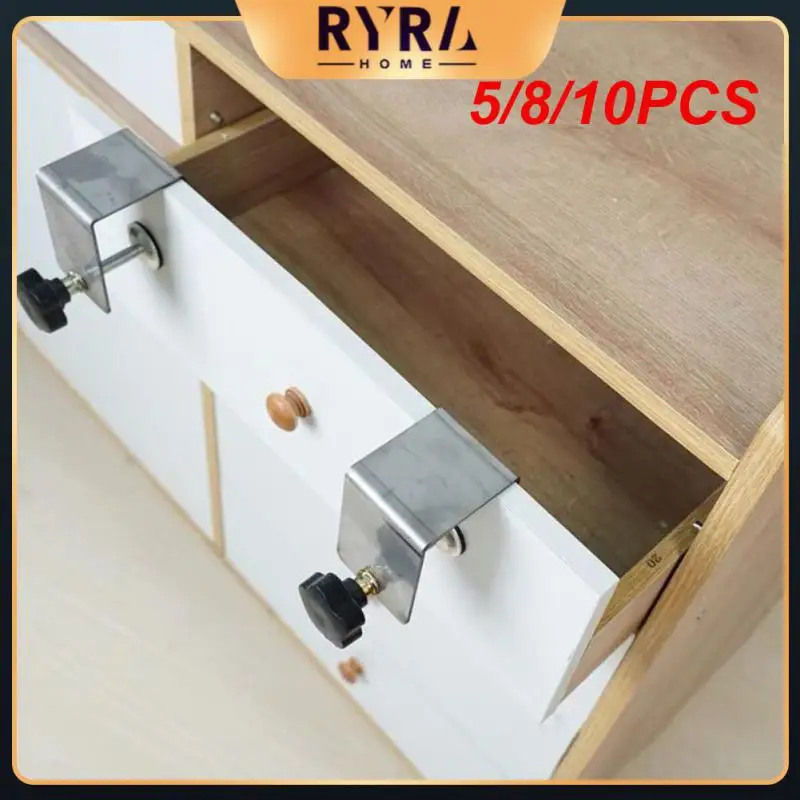 

5/8/10PCS Drawer Panel Clips Tools Jig Cabinet Tool Easy Adjustment Fixing Clip Stable Durable Smooth Woodworking New