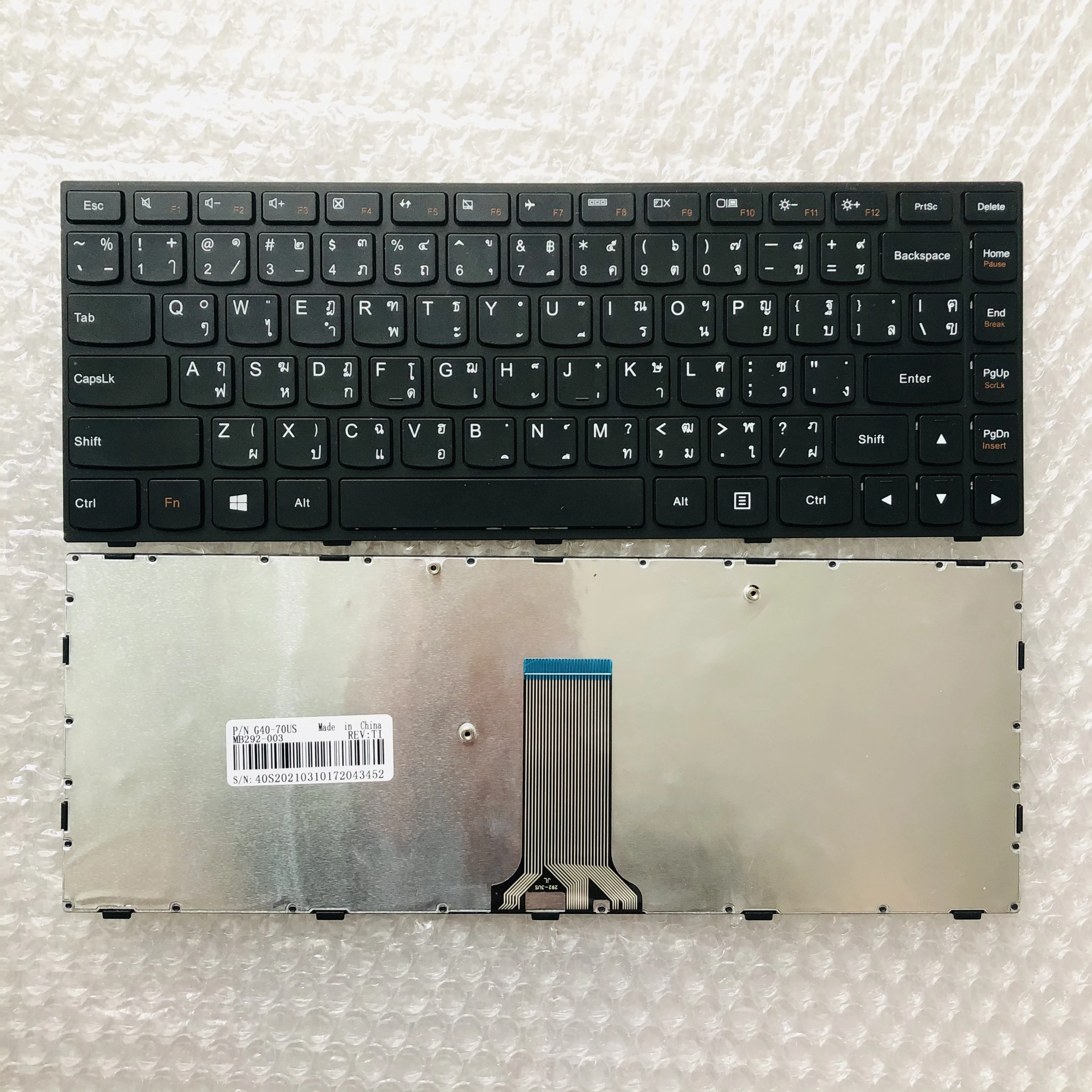 

XIN для Lenovo G40-70 B40-45A Φ B40 B40-30 Клавиатура ноутбука с белой печатью TI