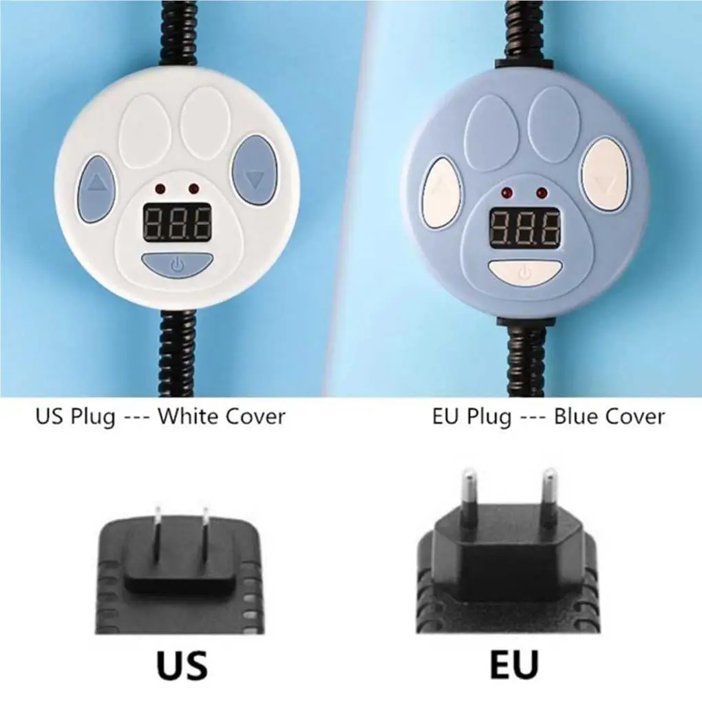 

Грелка для домашних животных, водонепроницаемые электрические тепловые коврики, защита от укусов и царапин, безопасный термозащитный обог...