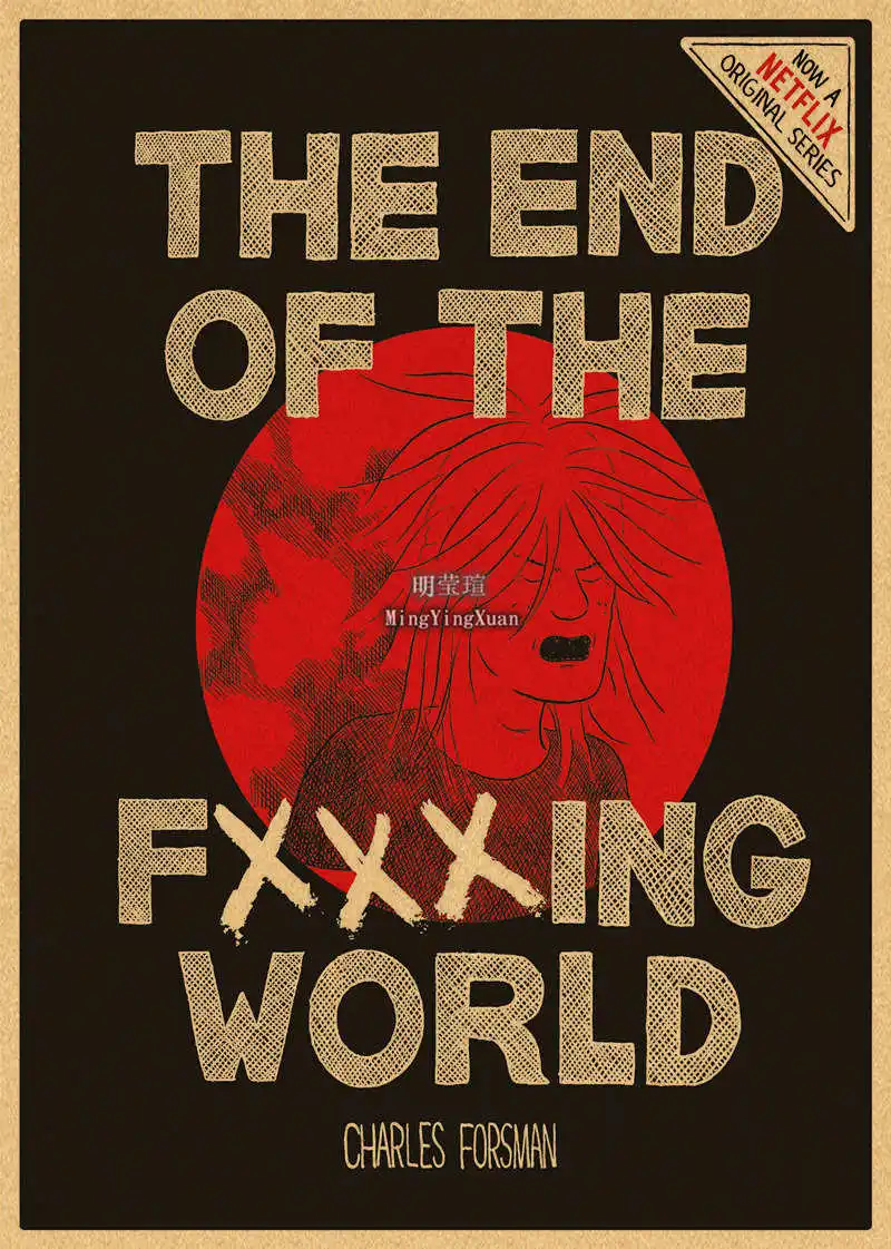Ретро-постер The End of F *** ing World постер из крафт-бумаги художественная живопись для