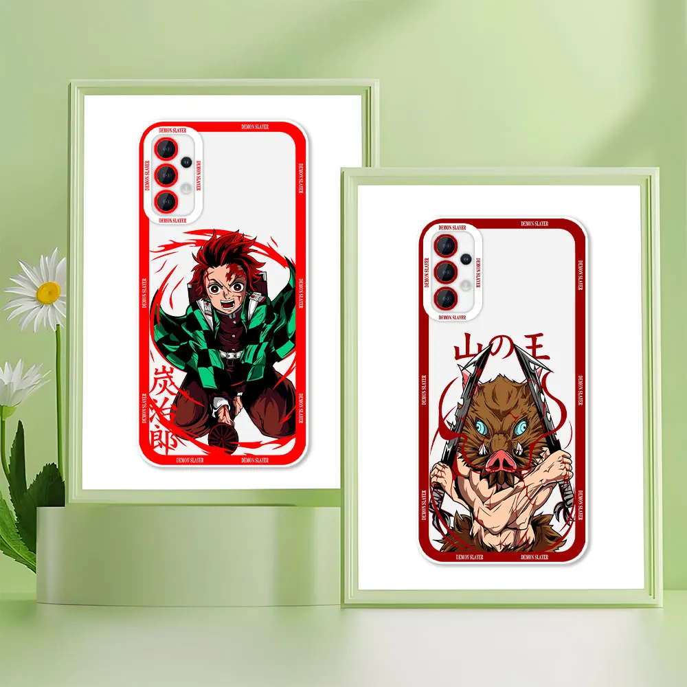 

Demon Slayer Kimetsu No Yaiba Clear Soft Phone Case For Xiaomi POCO X5 X4 X3 NFC GT M4 M3 11 11T PRO LITE NE 4G 5G Cover Coque