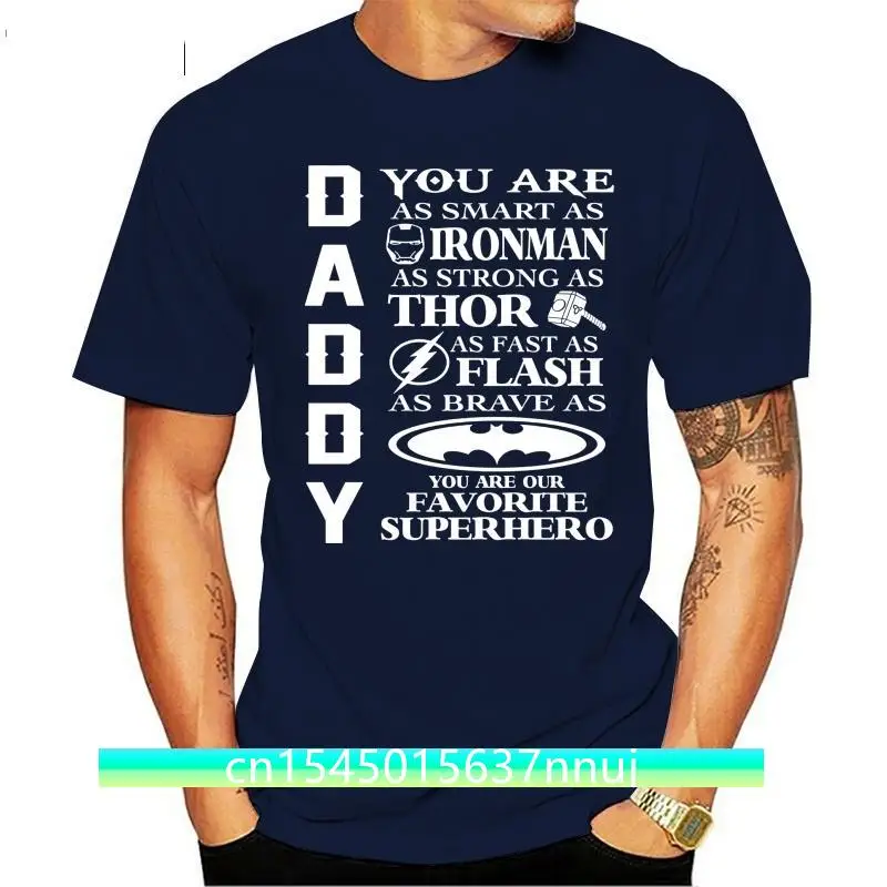 

2019 Fashion New Arrive T Shirt Super Dad S Daddy Day Tee Gift My Shirts Mens Father Hero Papa Tshirt Streetwear