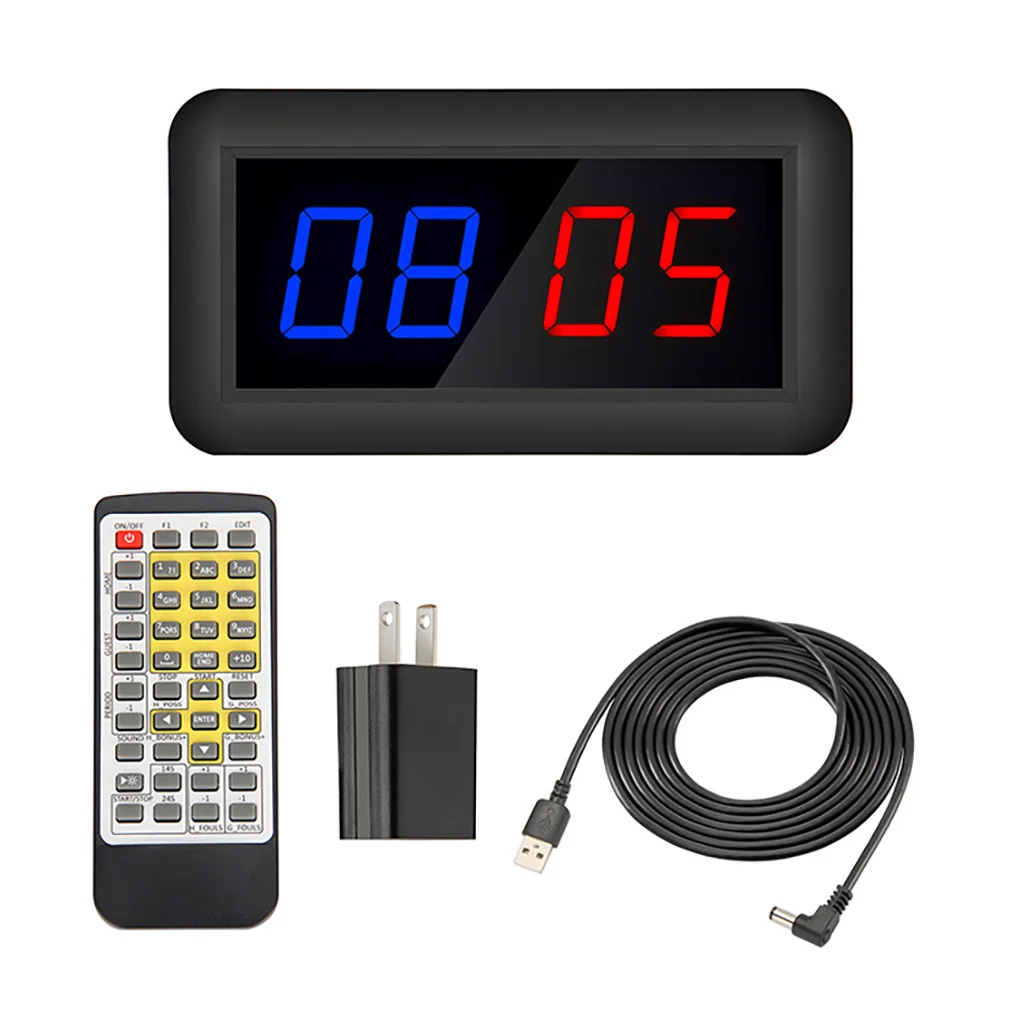 

Electronic Scoreboard Remote Control Basketball Competition Timer Portable Table Tennis Badminton Baseball Game Scorer