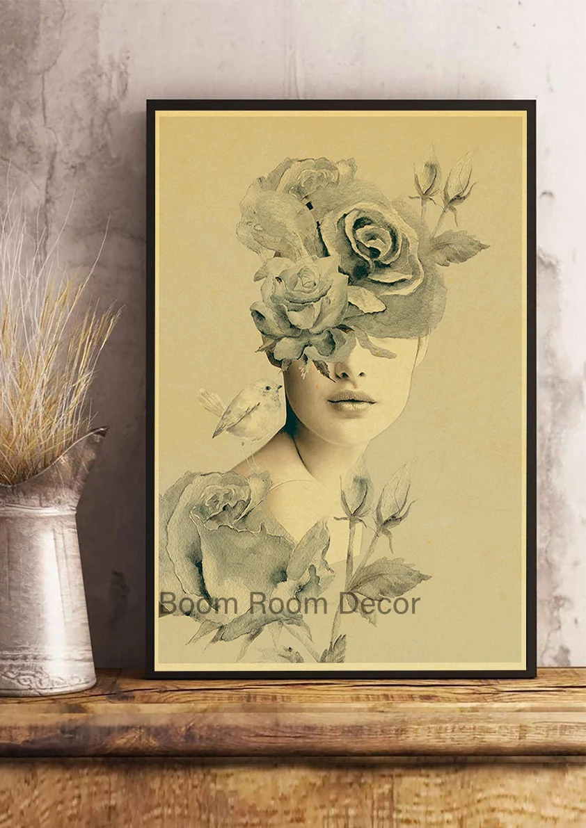 

Художественные плакаты с цветами, бумага