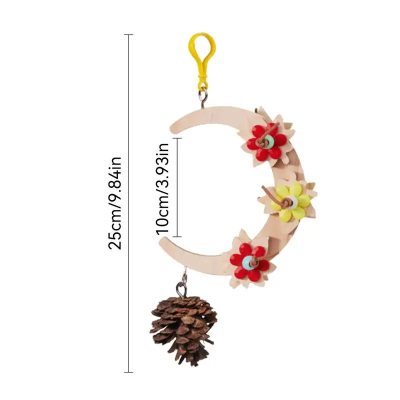 Качели для попугаев деревянные стоячие игрушки интерактивные аксессуары клеток