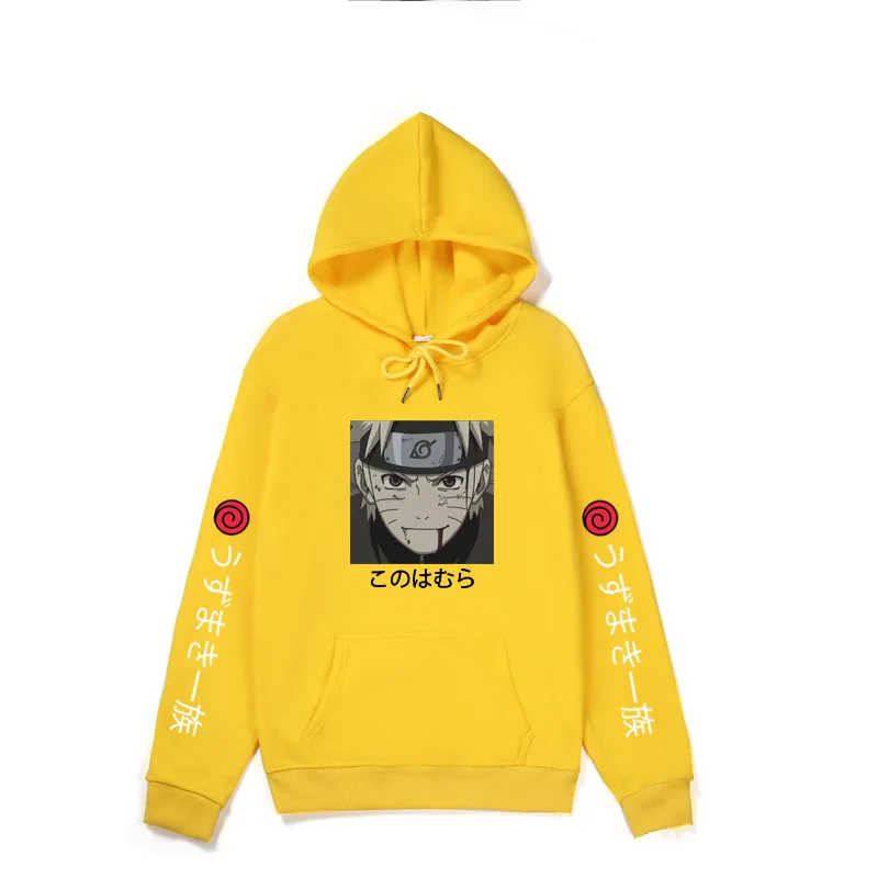

2022 New Men's Naruto Printed Sweatshirt Anime Casual Sports Sweater Men's and Women's Hooded Sweatshirt Jacket