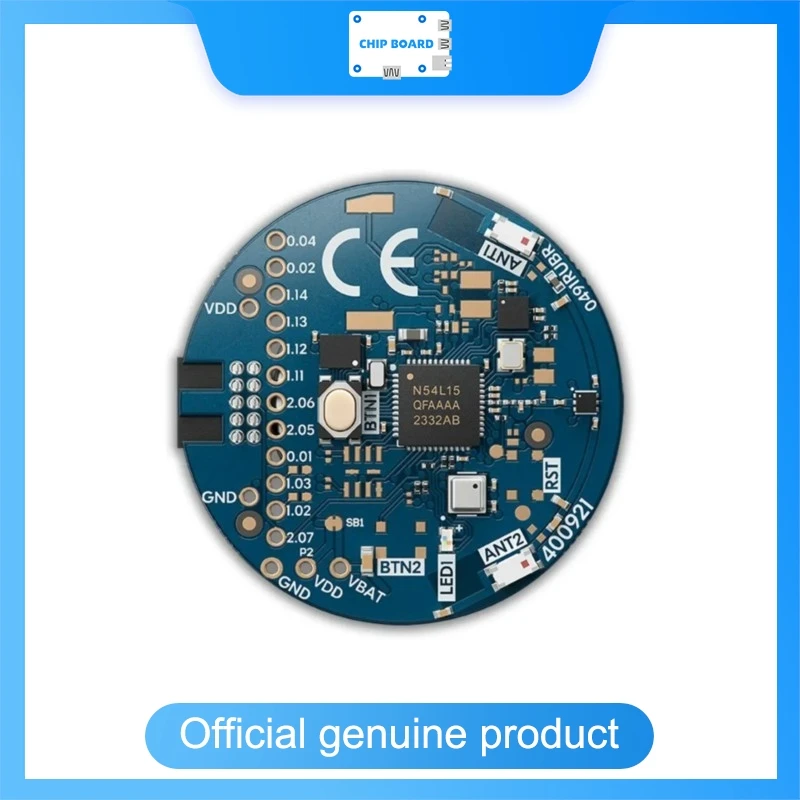 Фото Платформа для разработки тегов Nordic nRF54L15 с питанием от батареек типа «таблетка», звуковая связь по BLE, плата для прототипирования Matter и Edge AI №1