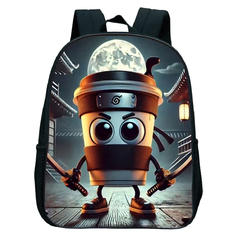 12-дюймовый итальянский рюкзак Brainrot, школьные сумки для мальчиков и девочек, забавный школьный рюкзак с героями мультфильмов для детского сада, детские ортопедические рюкзаки для детей 3-6 лет