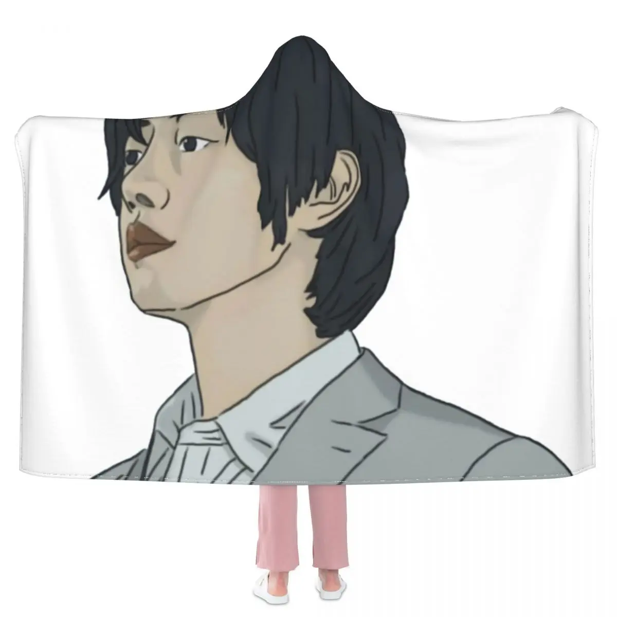 

Мягкое модное одеяло с капюшоном, красивое Флисовое одеяло