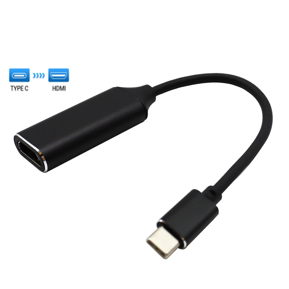 

USB C to HDMI-compatible Cable Type-C to HD-MI HD TV Adapter USB 3.1 4K Converter for PC Laptop MacBook Huawei Mate 30