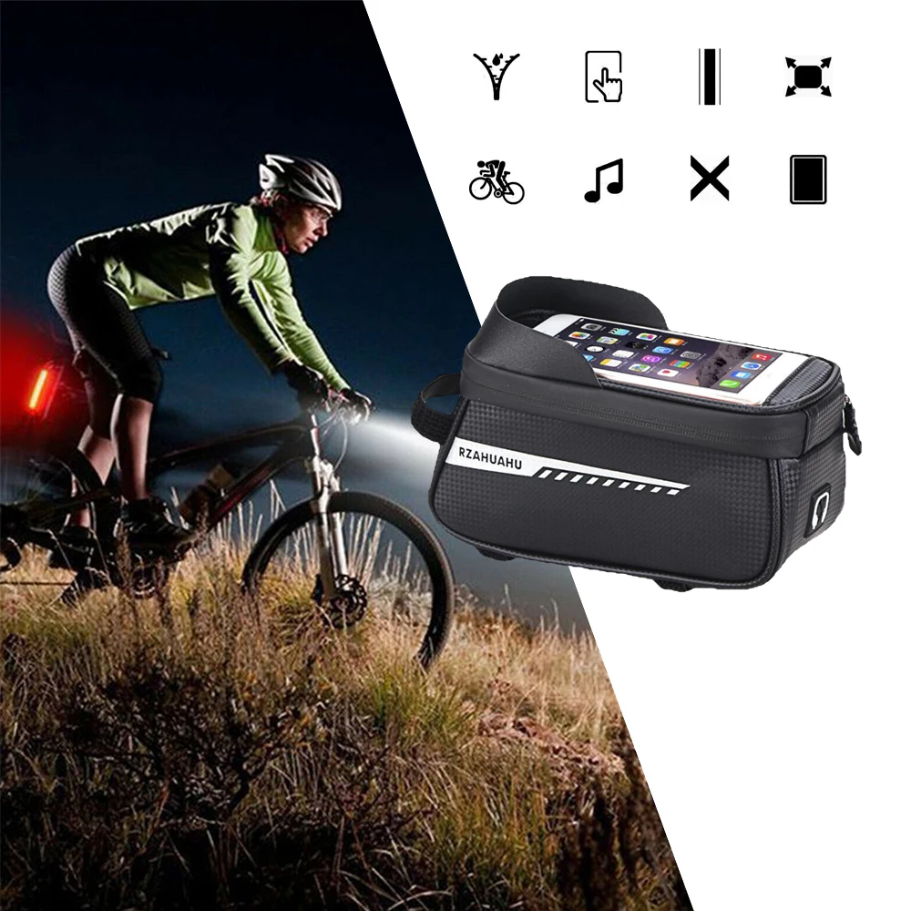 wtuvive water proof bicycle bag bicycle cell phone holder with touch screen case bicycle bag bicycle accessories bicycle bag free global shipping