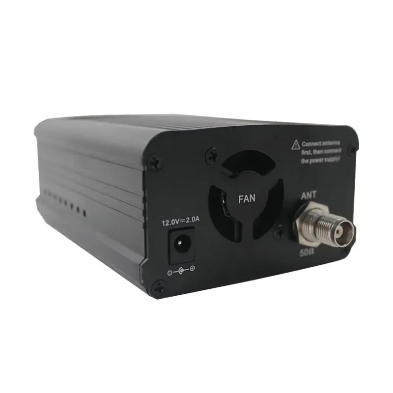 Фото FU-7C 7W 7-ваттный дальнобойный FM-радиопередатчик + круговая поляризованная антенна CP100 + коаксиальный кабель, беспроводной мини-ретранслятор для стадионов №3