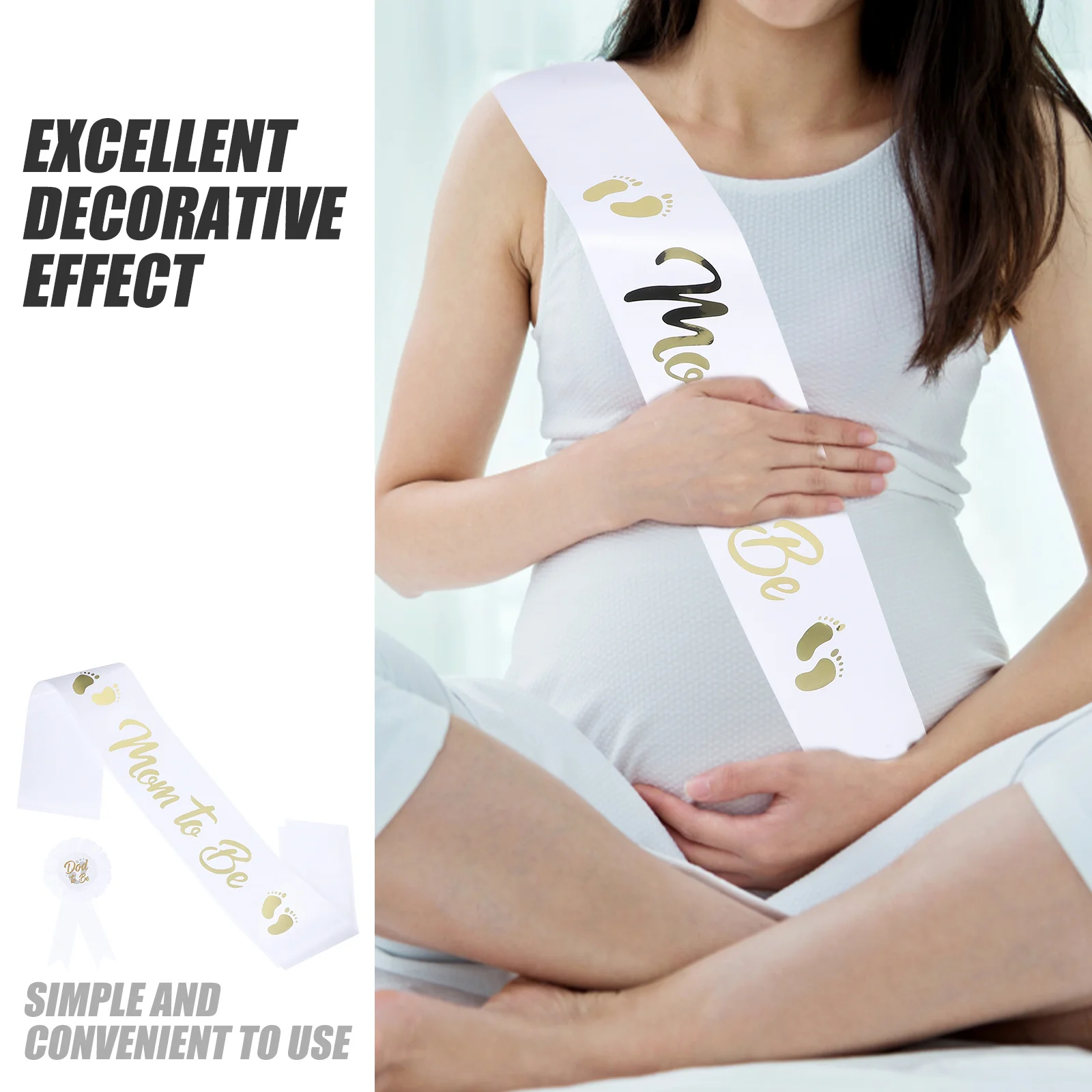 Party Strap Badge Baby Gifts Mommy to Be Sash Decorate Shower Decoration Mother Mum