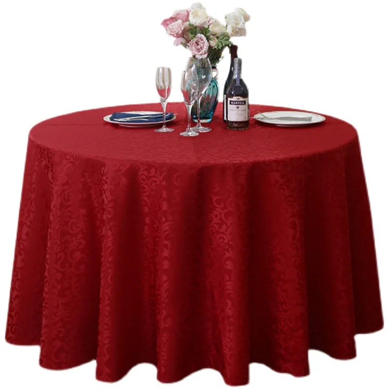 

2022 tablecloth restaurant dining table cloth restaurant meal round table cloth_AN1087