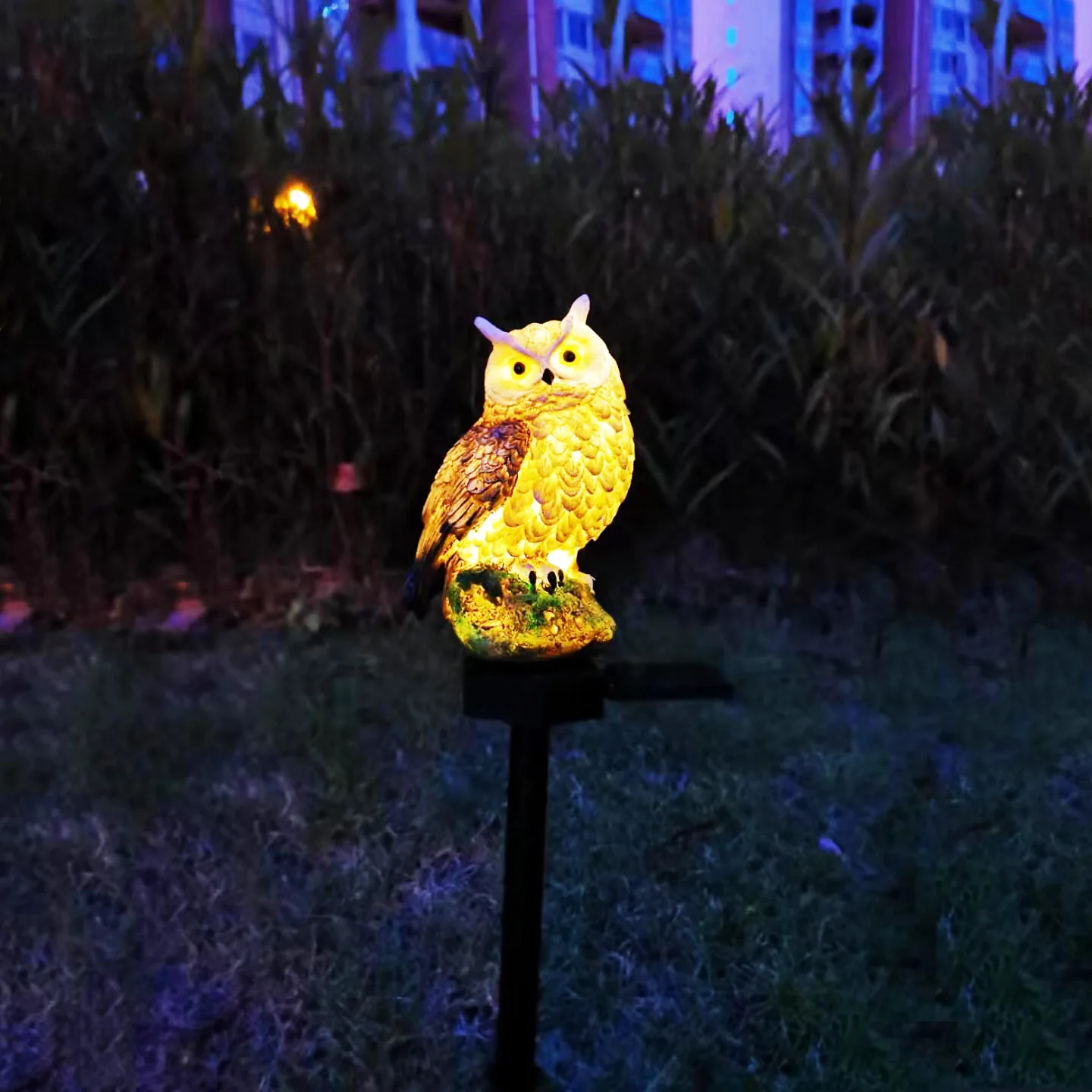 Солнечная Сова для сада внешняя водонепроницаемая фотолампа
