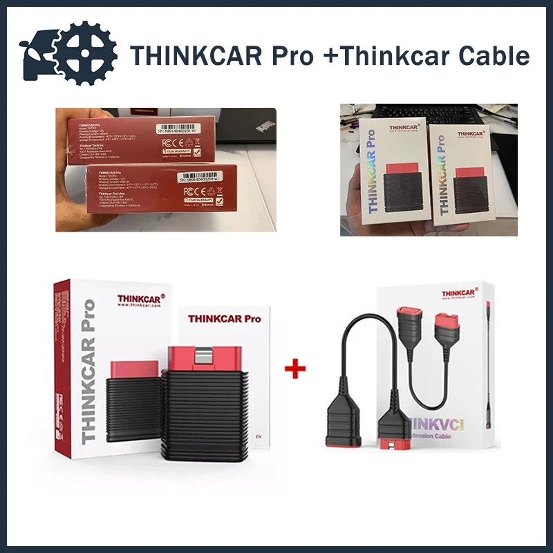 Сканер THINKCAR Pro OBD2 универсальный, для диагностики и сброса всех автомобилей, PK GOLO PRO