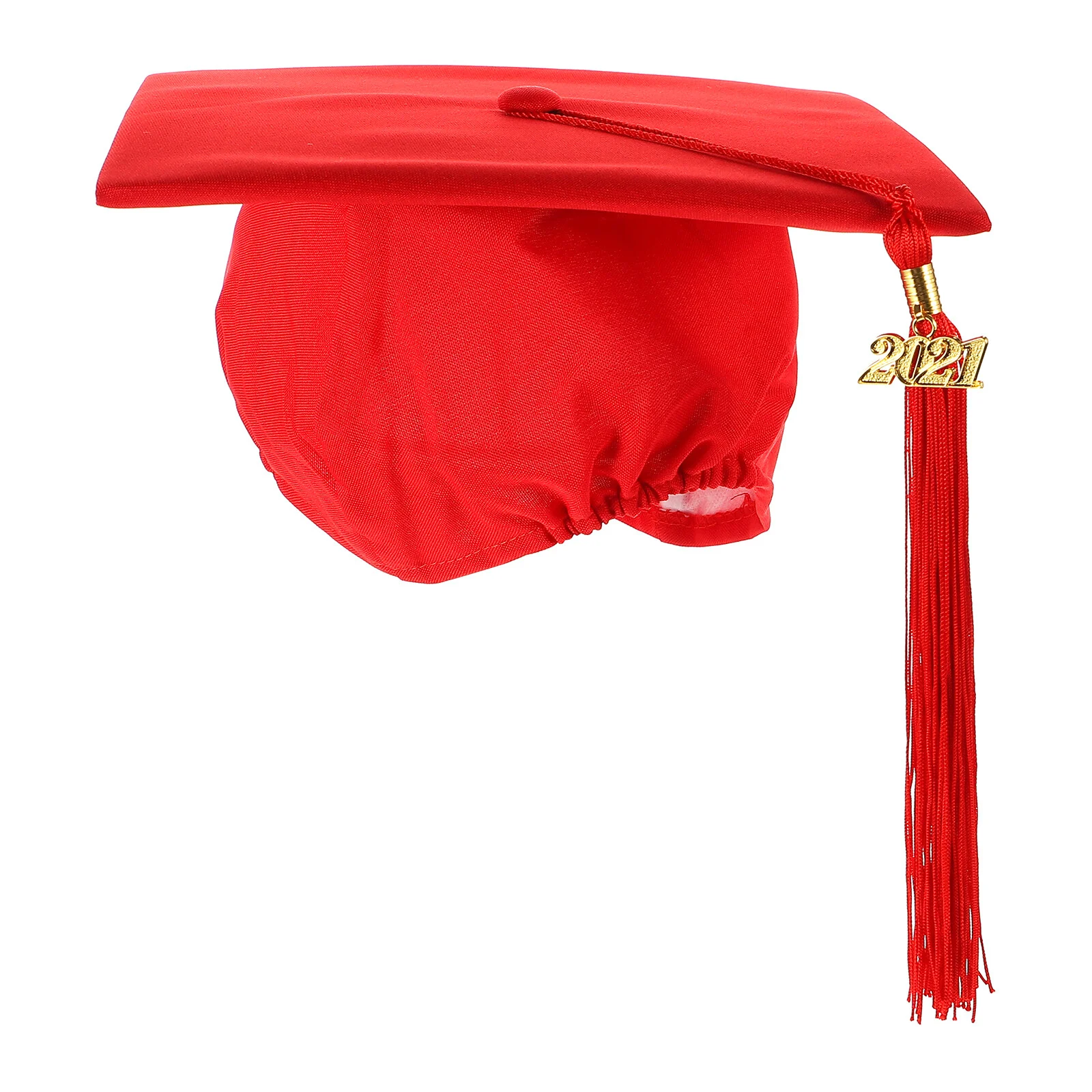 

Hats Kids Graduation Stylish Trencher Cap Aldult 23x23x12cm 2021 Graduate Red Woven Useful Party Preschool