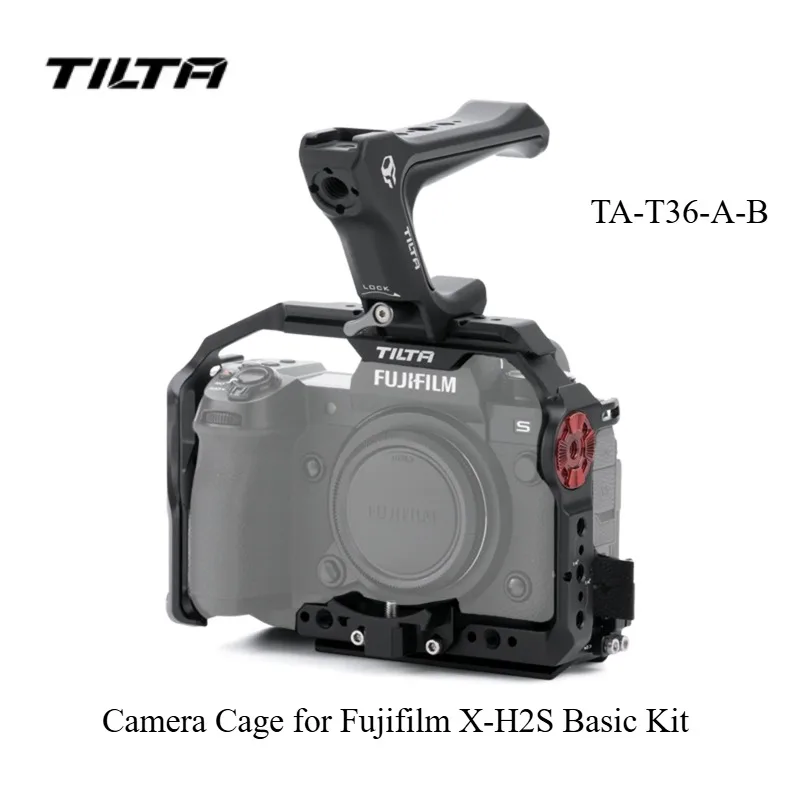 Фото Комплект TILTA Camera Cage для Fujifilm X-H2S X-H2 (базовый набор) TA-T36-FCC-B с адаптером для объектива и быстросъемной площадкой Manfrotto №1