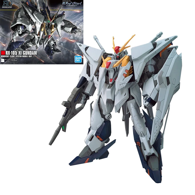 

BANDAI HG HGUC 1/144 Mobile Suit Hathaways Flash XI GUNDAM RX-105 Assembly Gunpla Model Action Anime Figure Toy For Children