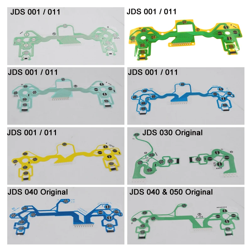 

100 шт. оригинал для PS4 001 011 030 040 050 055 проводящая пленка для контроллера пленка клавиатура гибкий кабель ленточный кабель для Playstation 4 PS 4