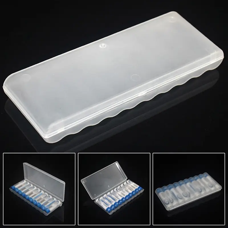 10 Slot Transparent White Plastic Battery Storage Box Hard Container Holder Case For AAA/AA/18650 Battery Organizer Accessories