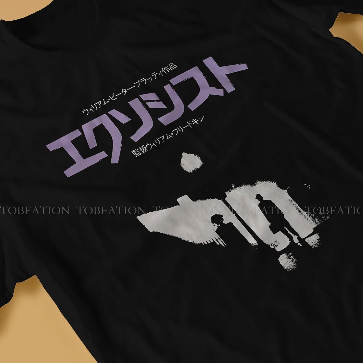 Футболка в японском стиле с экроскоцистной фильмой ужасов 100% хлопок хип-хоп