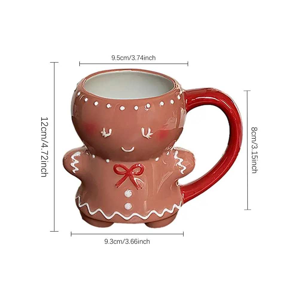 

Керамическая кружка с имбирным человечком 600 мл