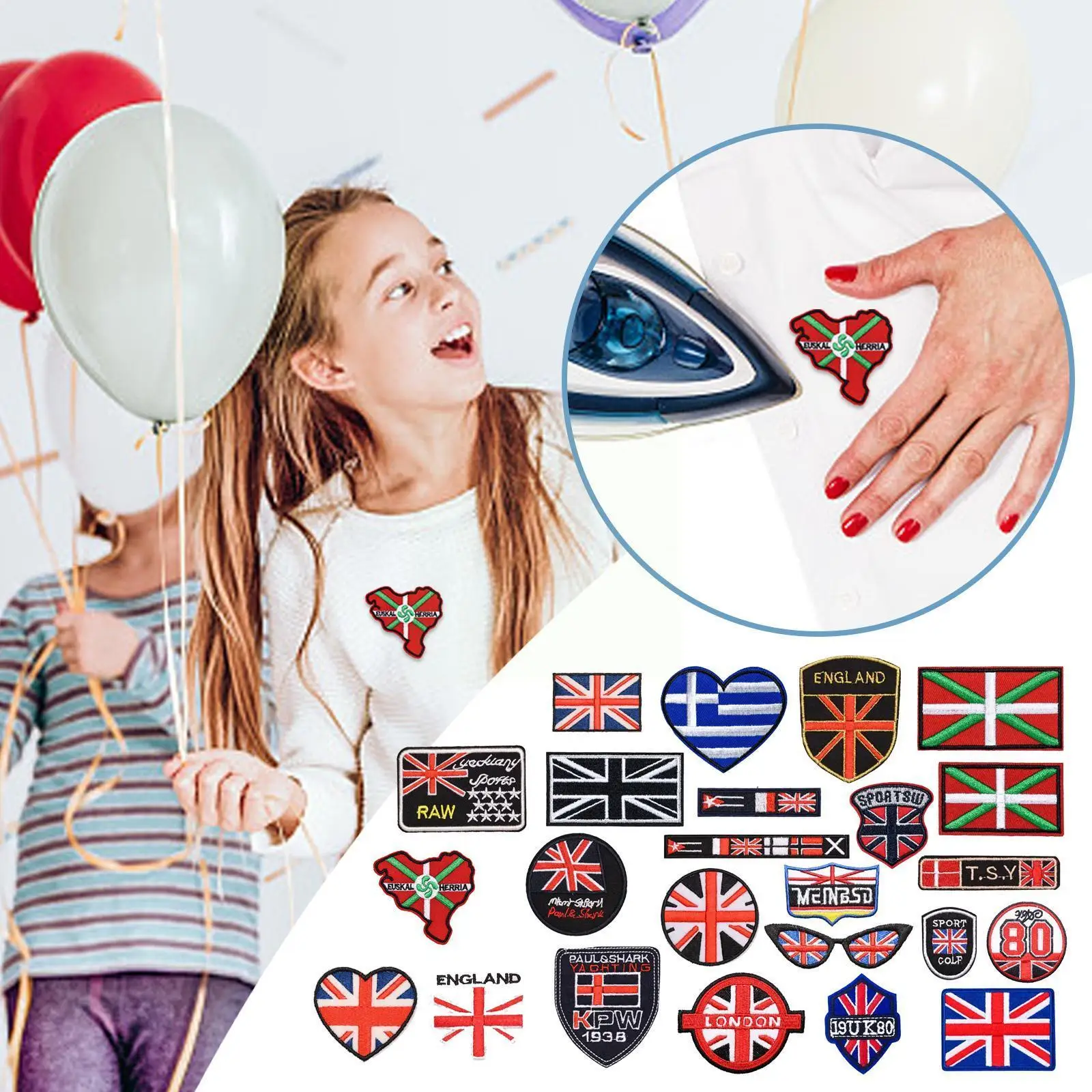 

National Flag Embroidery Patches United Kingdom Uk Iron British Hat Emblem Flags On On National Patch Clothes Sew Backpacks O2n6