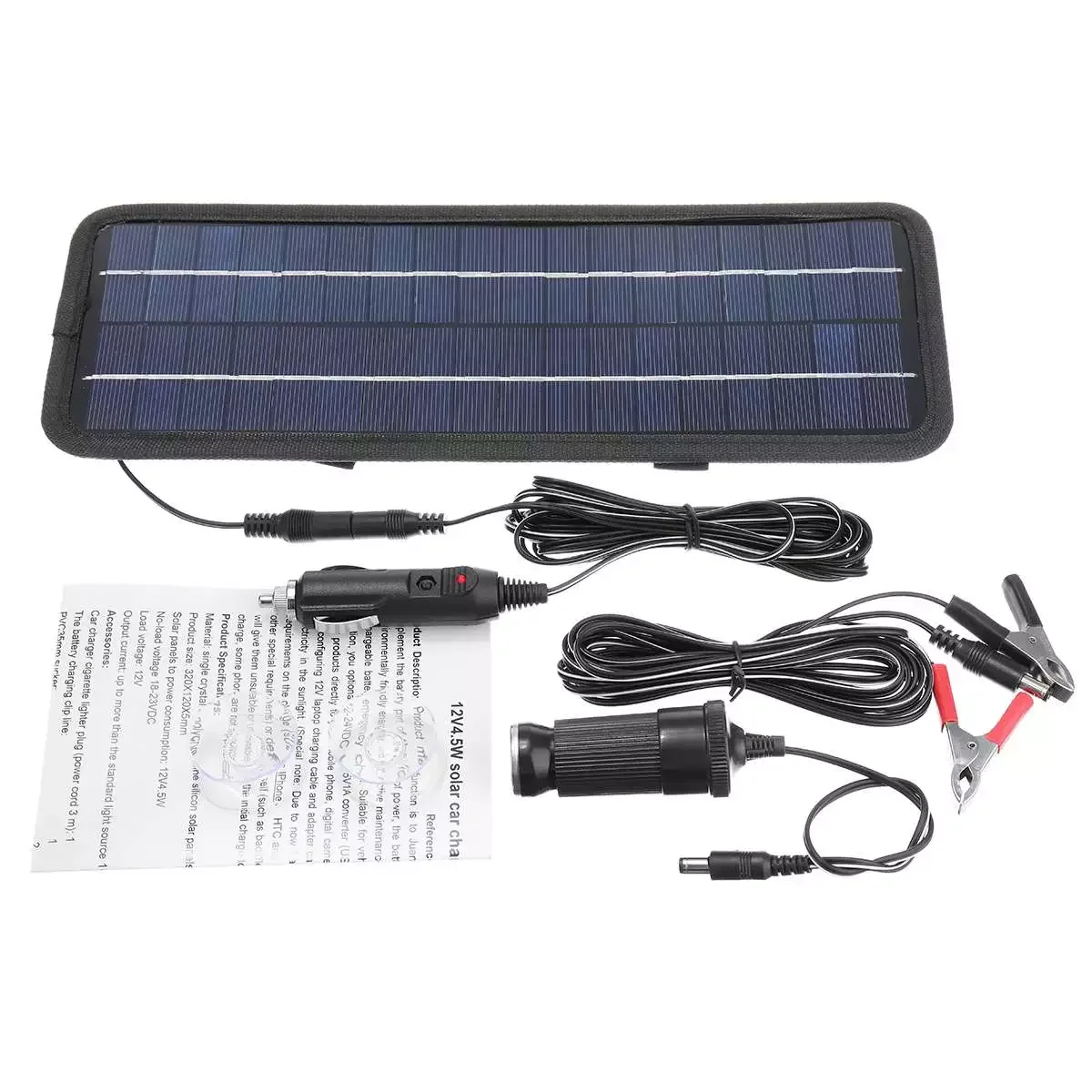 

Panel Polycrystalline DC 12V Sun Power Solar Cells USB Charger Portable Outdoor Car Camping Phone Charger Solar Charger
