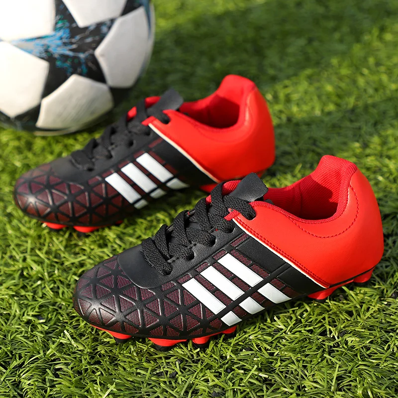 Children And Youth Outdoor Training Soccer Shoes Non-Slip Athletic Shoes For Both Men And Women Size 31-43 Lawn Soccer Shoes